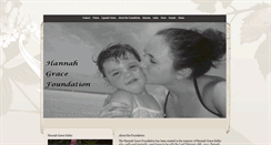 Desktop Screenshot of hannahgracefoundation.com