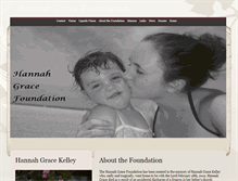 Tablet Screenshot of hannahgracefoundation.com